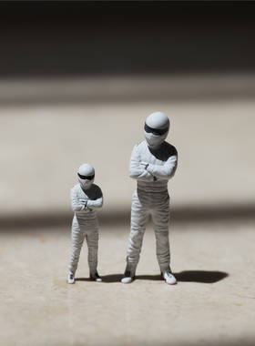 KING TOYS the stig赛车手 1/87 1/64 1/43人偶车模场景搭配 预定