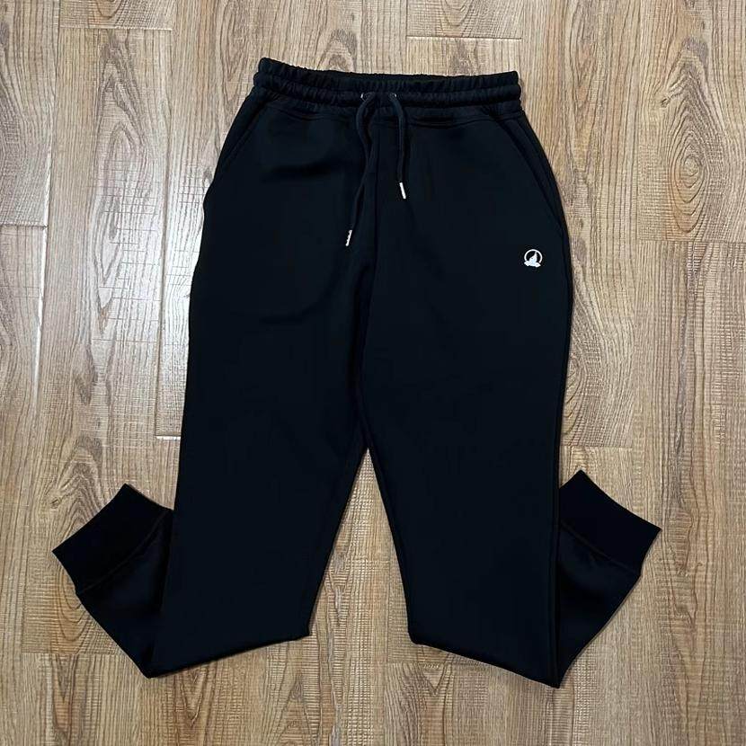 出口日韩高尔夫男装长裤卫衣裤弹力修身BB绒里速干运动休闲卫裤