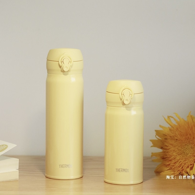 进口THERMOS膳魔师保温杯男女士学生儿童便携超轻水杯JNL356