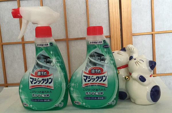 日本原装进口 花王厨房去油污清洁剂 洗涤剂喷雾400ml 组合装