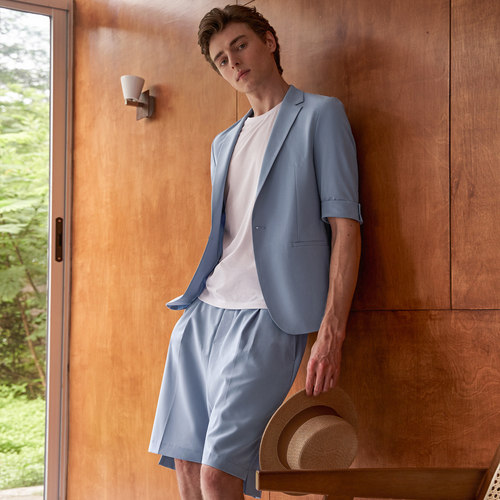 吉约蒙休闲夏季透气西服