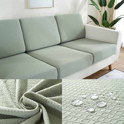 Sofa cover waterproof, non-slip and urine insulation New pure color Nordic narrow armrest half-pack cushion cover backrest cover sofa cover