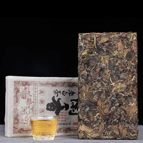 云南白茶古树普洱生茶临沧邦东兰香甘甜老白茶茶砖茶叶1000g