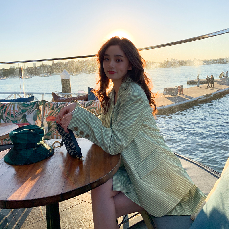 lin chao zhang马卡龙少女牛油果绿10-13新券