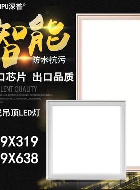 适用索菲尼洛派格森集成吊顶尺寸319x319*638厨房卫生间led平板灯