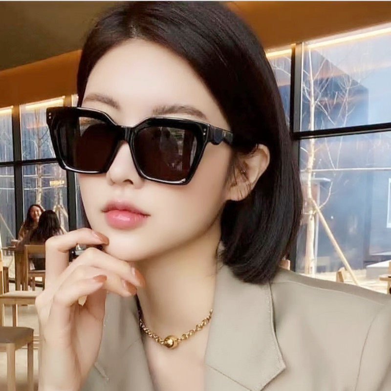 防紫外线方形女显瘦太阳眼镜近视