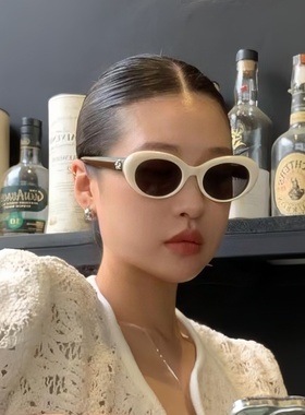 2025新款高级椭圆形太阳眼镜圆脸