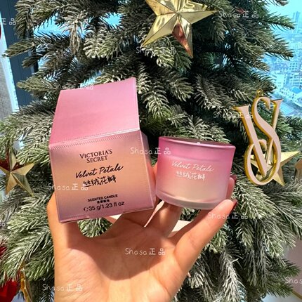 VICTORIA'S SECRET丝绒花瓣香薰蜡烛35g正品礼盒装礼品