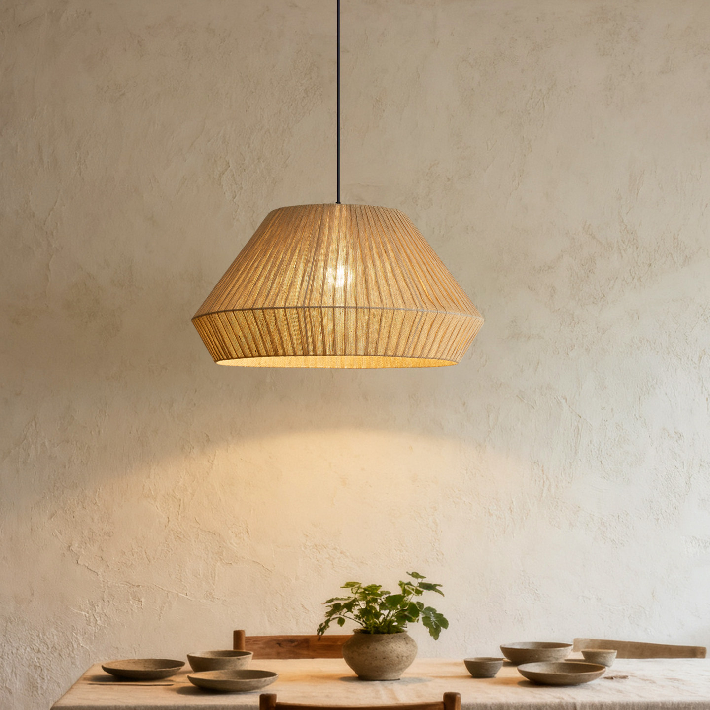 侘寂风麻布吊灯日式吧台吊灯餐厅吊灯民宿复古手工编织茶室服装店,家装灯饰光源,餐厅吊灯,淘宝优惠券,粉丝福利购,淘宝优惠卷