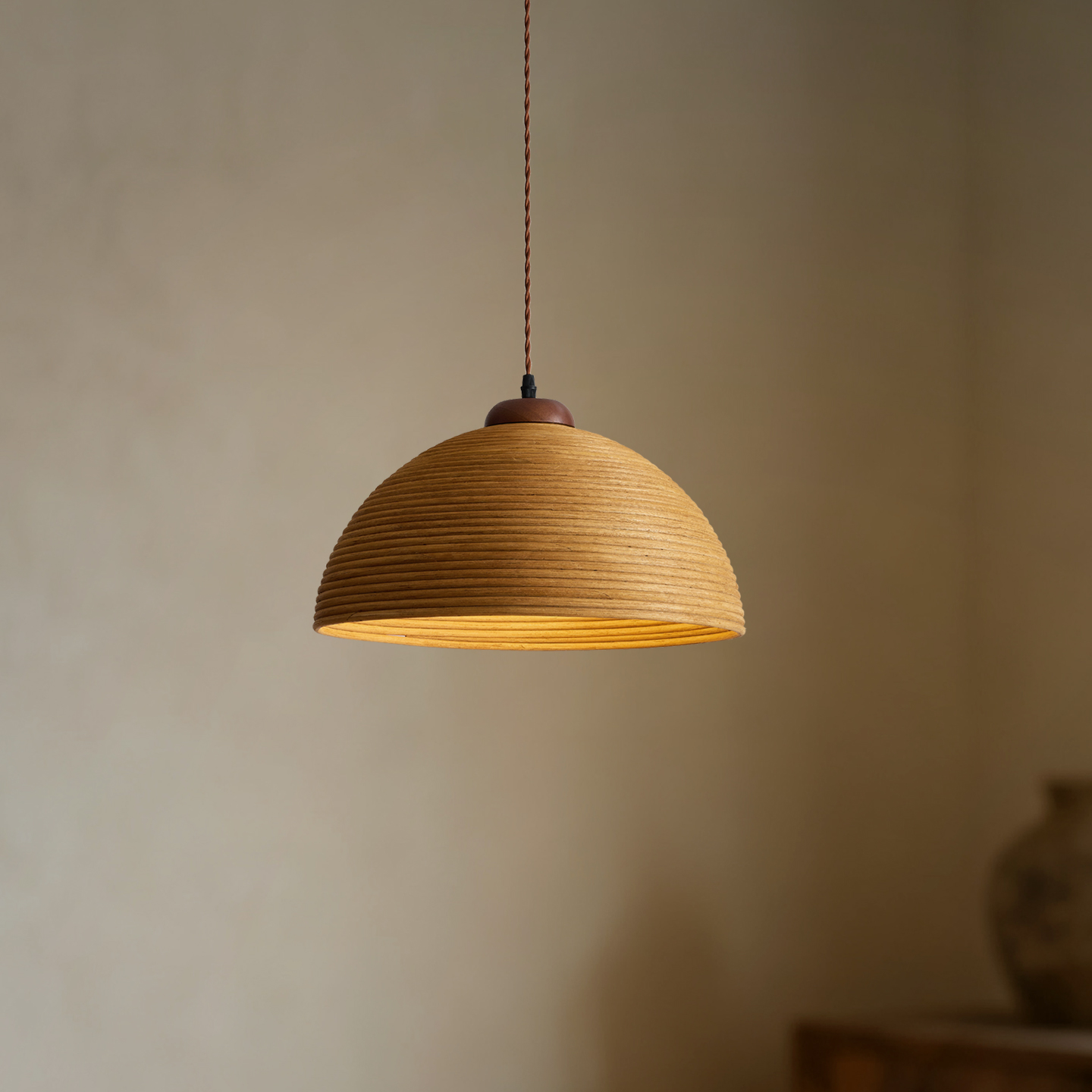 侘寂风日式禅意餐厅吊灯