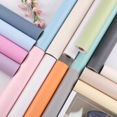 60厘米宽纯色素色自粘墙纸防水防潮饭店奶茶店壁纸网红黑白格子纸