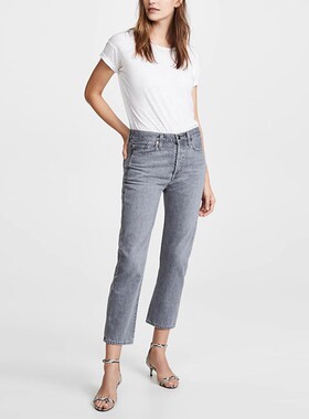 国内现货 Goldsign low slung 中高腰低裆九分直筒牛仔裤 多色 女