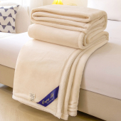 牛奶绒毛毯冬季 加厚珊瑚绒盖毯法兰绒床单办公室午睡宿舍空调毯子