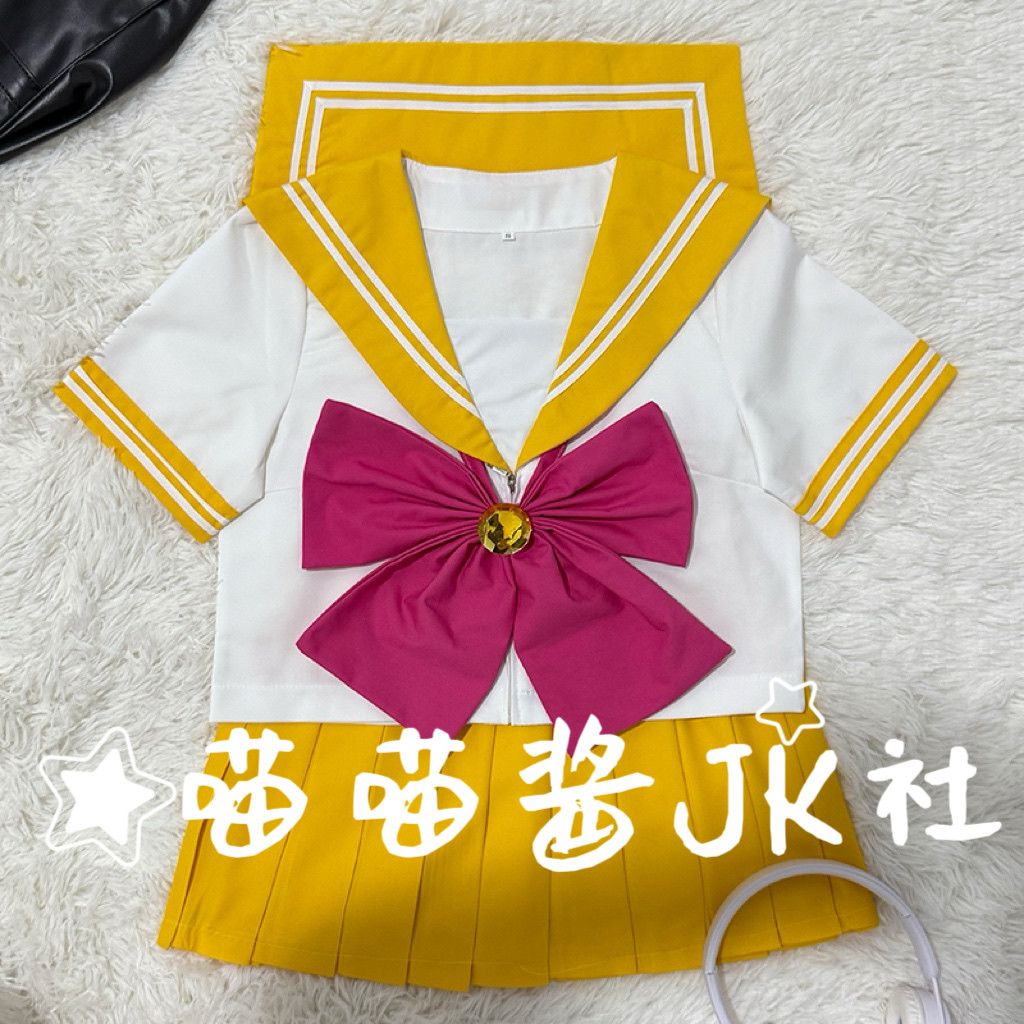 正版美少女战士基础蝴蝶结短袖jk水手服制服套装学院日系原创