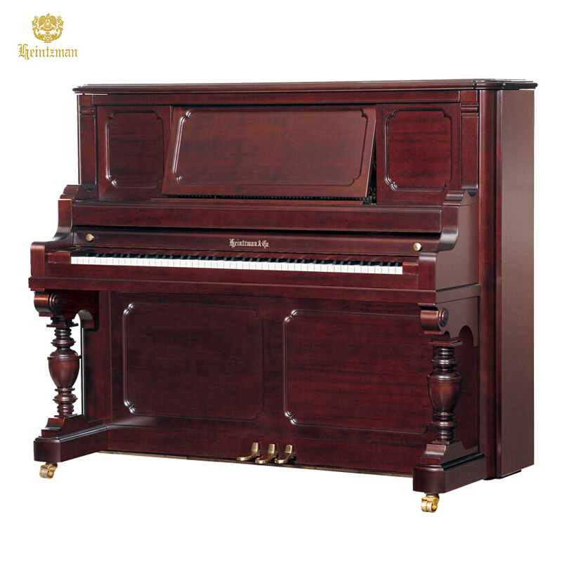 星海海资曼欧式古典立式钢琴家用考级专业演奏琴 133BB棕色哑光-封面