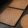 konglongmogu Vegetable tanned cowhide Coaster originality Healing gift Decoration Handmade biscuits Coaster