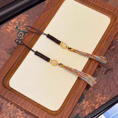 天然血珀淡水珍珠雕件流苏108念珠佛珠藏式文玩计数器藏式配饰