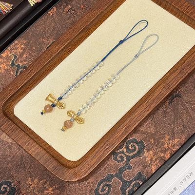 天然白水晶纯银金刚杵108念珠佛珠藏式计数器卡子侧挂文玩配饰