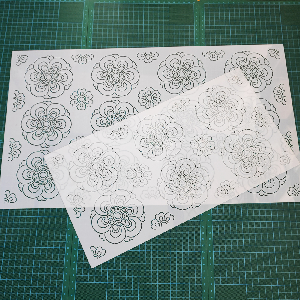 248-1 中国古典传统花纹-敦煌篇 刺绣镂空画图模板拓图描图茶席