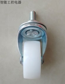 1.5寸白PP丝杆万向脚轮