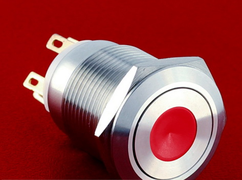 金属按钮开关单点带灯 LAS1GQ-11■R/△/▲/◎