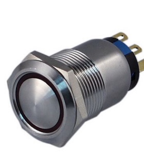 Φ19mm弧型环状灯按钮开关T19-271AC