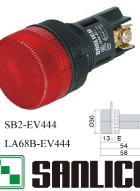 SB2(LA68B-E XB2)-EV444 信号灯指示灯