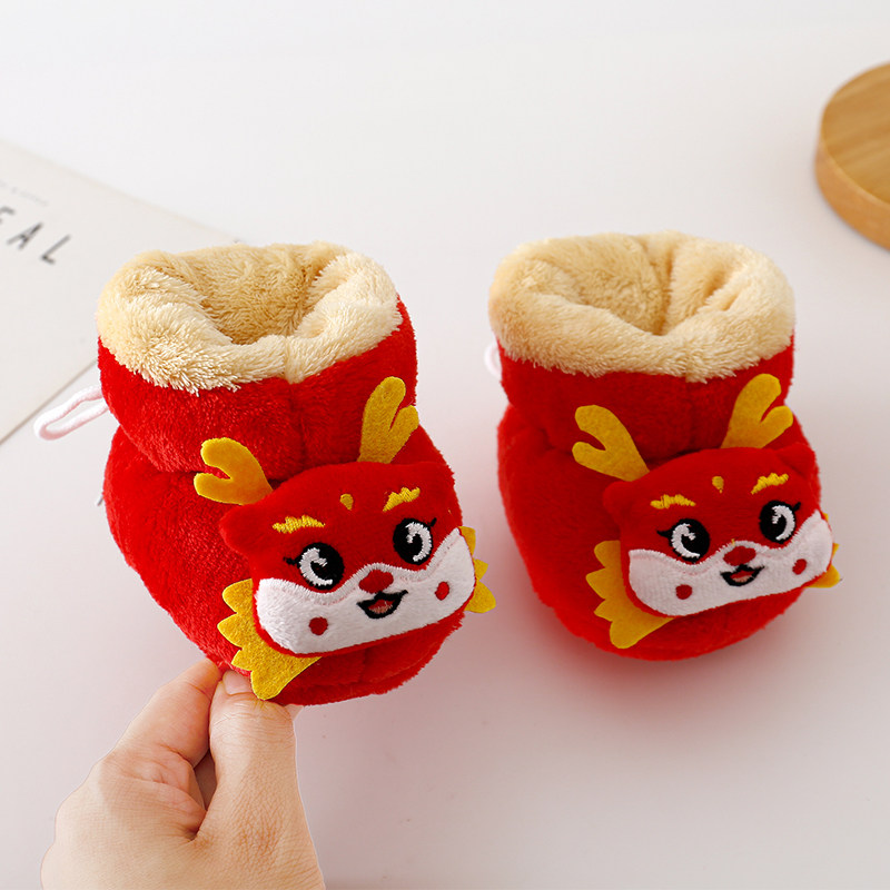 冬款婴儿棉鞋加厚加绒保暖婴幼儿脚套新生儿红色婴儿鞋百日过年鞋,童鞋/婴儿鞋/亲子鞋,婴儿步前鞋/袜鞋,淘宝优惠券,粉丝福利购,淘宝优惠卷