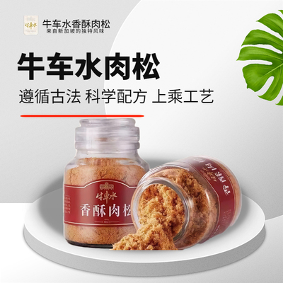 新加坡风味牛车水香酥松猪肉松牛肉松孕产妇儿零食老人拌粥零食