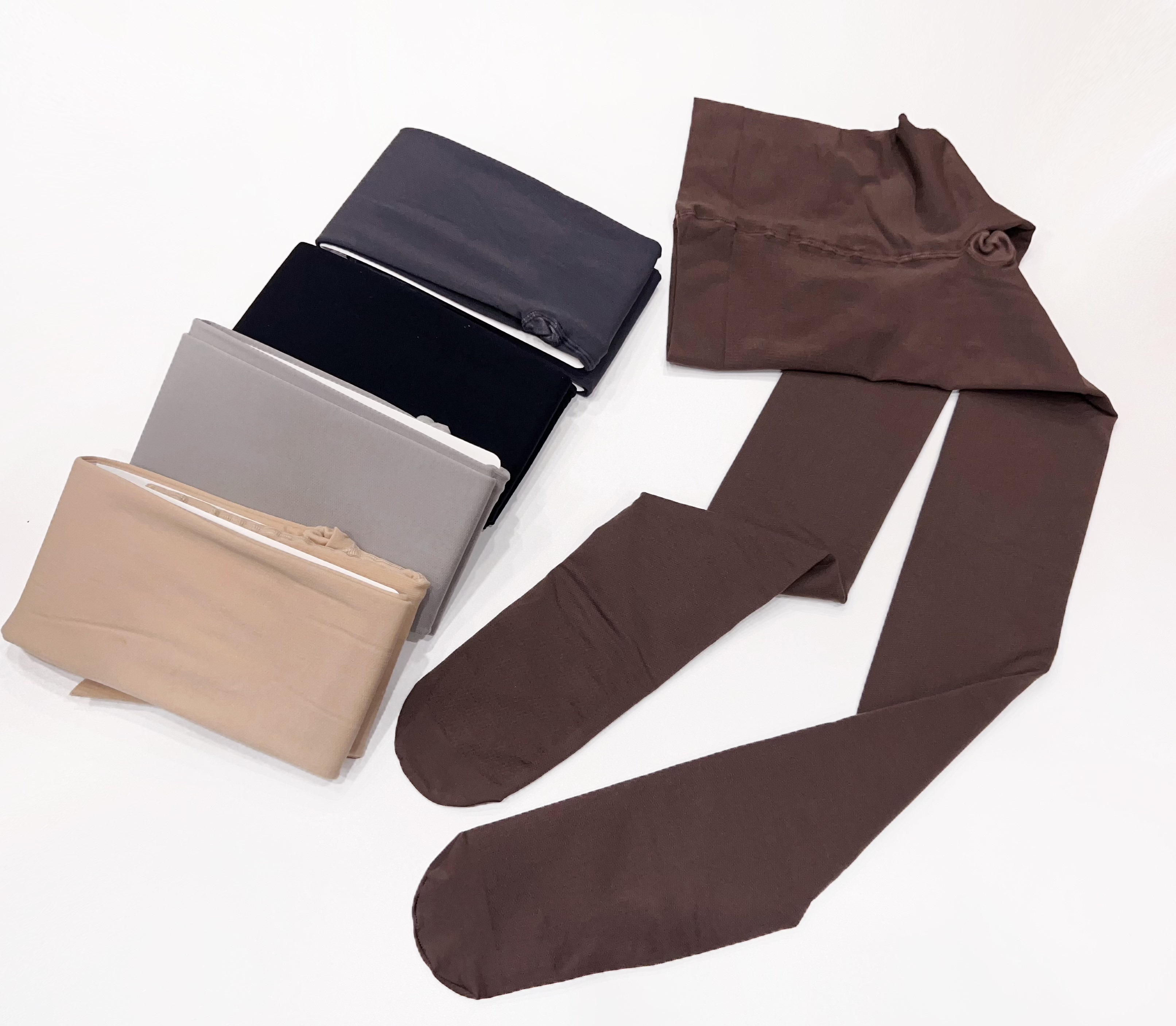 出口单压力不透连裤袜150D短绒