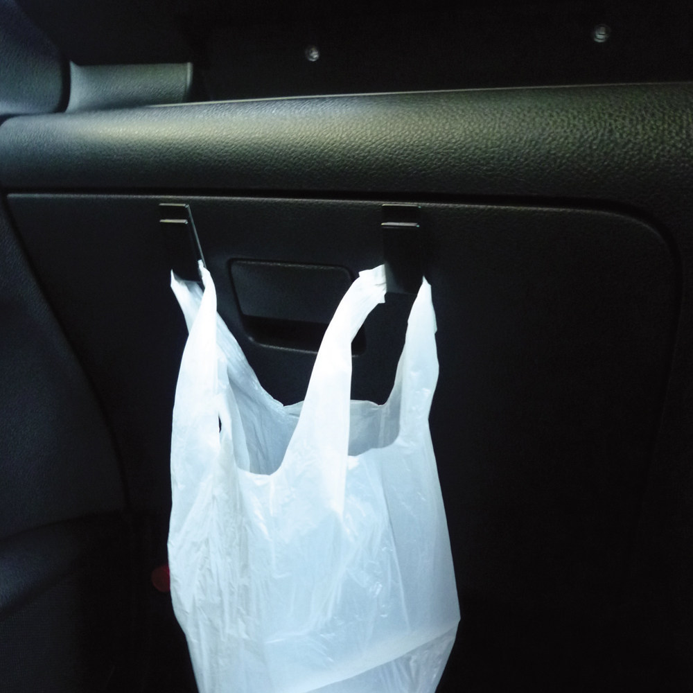 日本汽车载用高速卡片夹插卡器卡槽多功能收纳用品垃圾袋挂钩置物