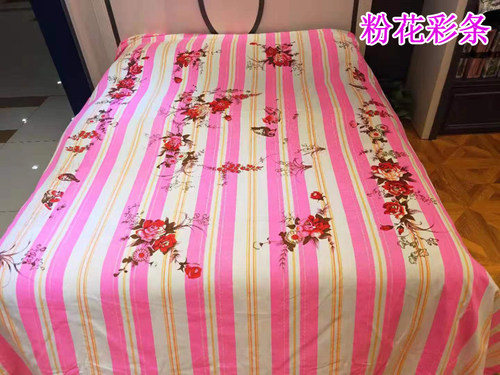 莹春花纯棉斜纹仿真丝被里被罩