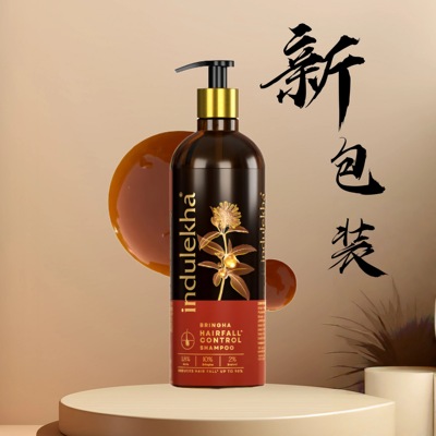 印度Indulekha Shampoo专于防掉洗发水/阿育吠陀草本制成