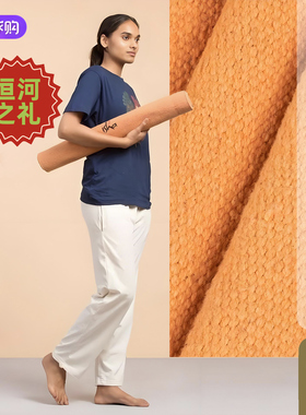 印度原装Isha正品纯棉瑜伽垫萨古鲁伊莎环保地毯橙色可机洗1.1kg