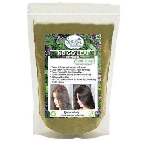 印度天然靛蓝粉天然植物补色粉黑发专用