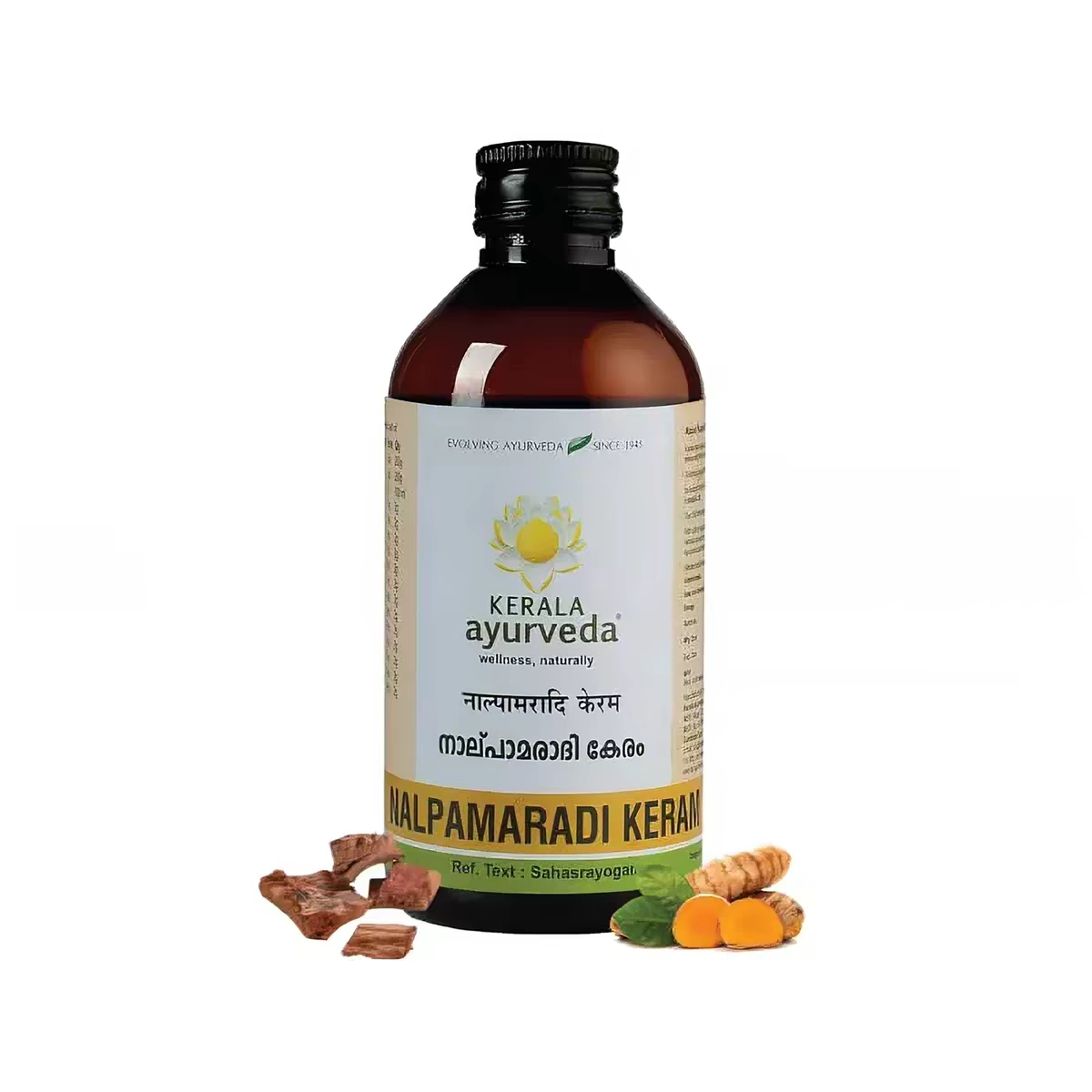 印度KERALA 阿育吠陀草本按摩油面部脖子身体通用SPA油提亮200ML