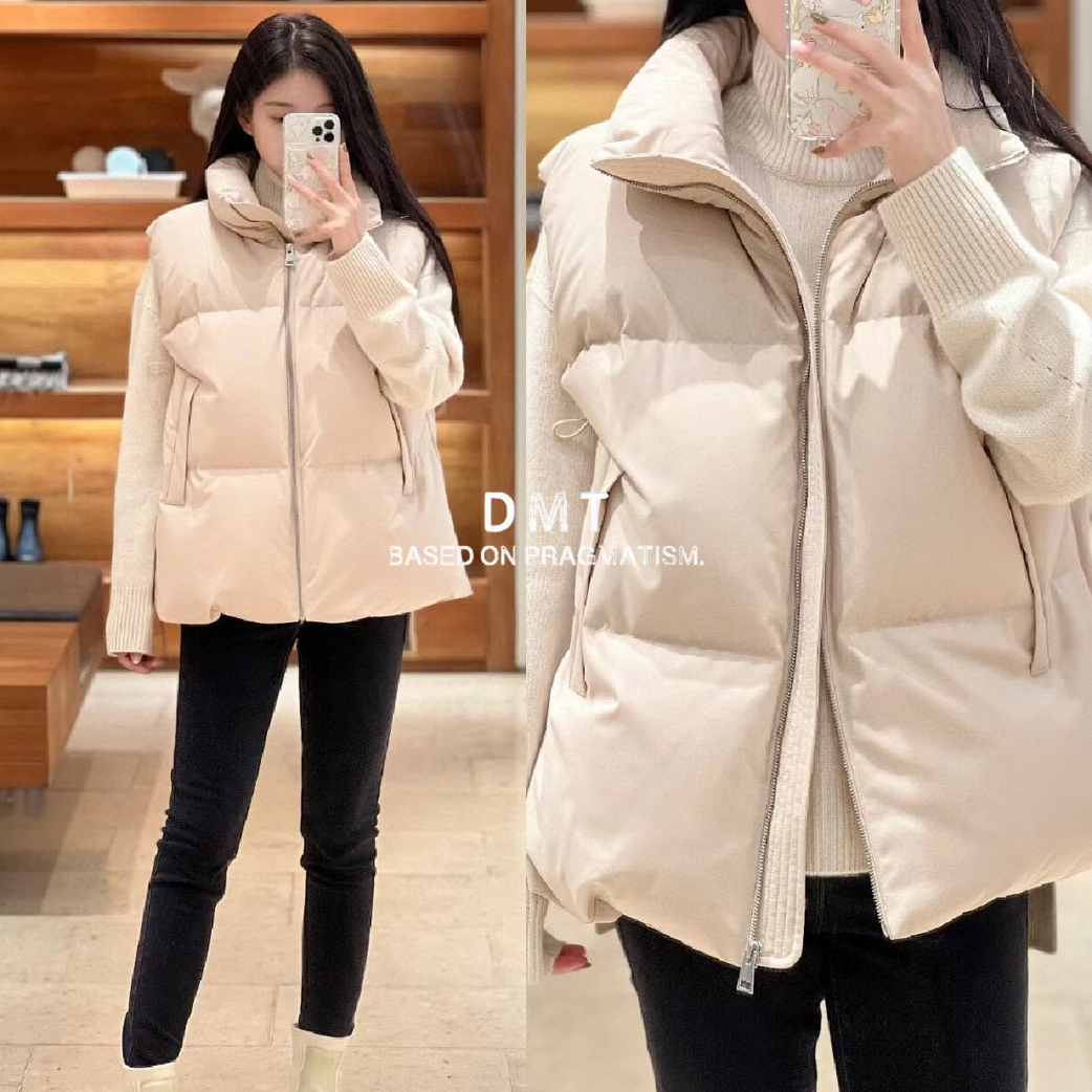 88绵羊毛+12桑蚕丝薄丝毛精纺背心本土小众设计师品牌90鹅绒马甲