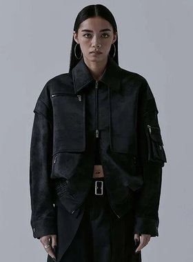 韩国设计师品牌TREEMINGBIRD潮人夹克短外套