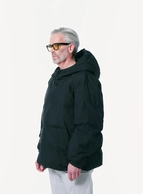 韩国正品直邮设计师品牌MILACODE25秋冬保暖连帽外套