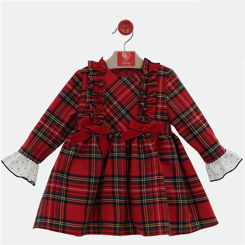 现货西班牙delsur中小女童装秋冬