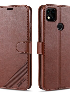 适用 REDMI 9C NFC手机壳6.53英寸小米M2006C3MG保护套皮夹红米9CNFC外壳翻盖M2006C3MNG男士钢化膜软壳新款?