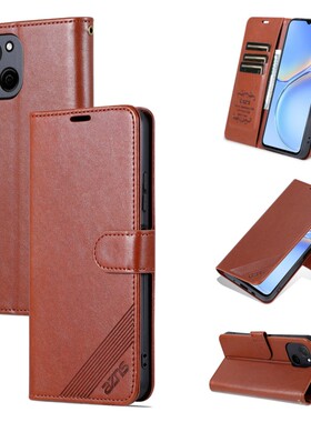适用华为TYH632M手机壳皮夹华为麦芒A20外壳翻盖保护套6.52英寸中国移动防摔磁扣钢化膜男士硅胶软壳钱包款新
