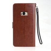 适用三星g9508手机壳翻盖galaxy s8外壳皮夹SM G9500保护套5.8寸小屏插卡S89500磁扣g950f硅胶g95oo全包钱包?