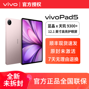 学习办公游戏学生开学好物 天玑9300 vivo Pad5平板电脑新款