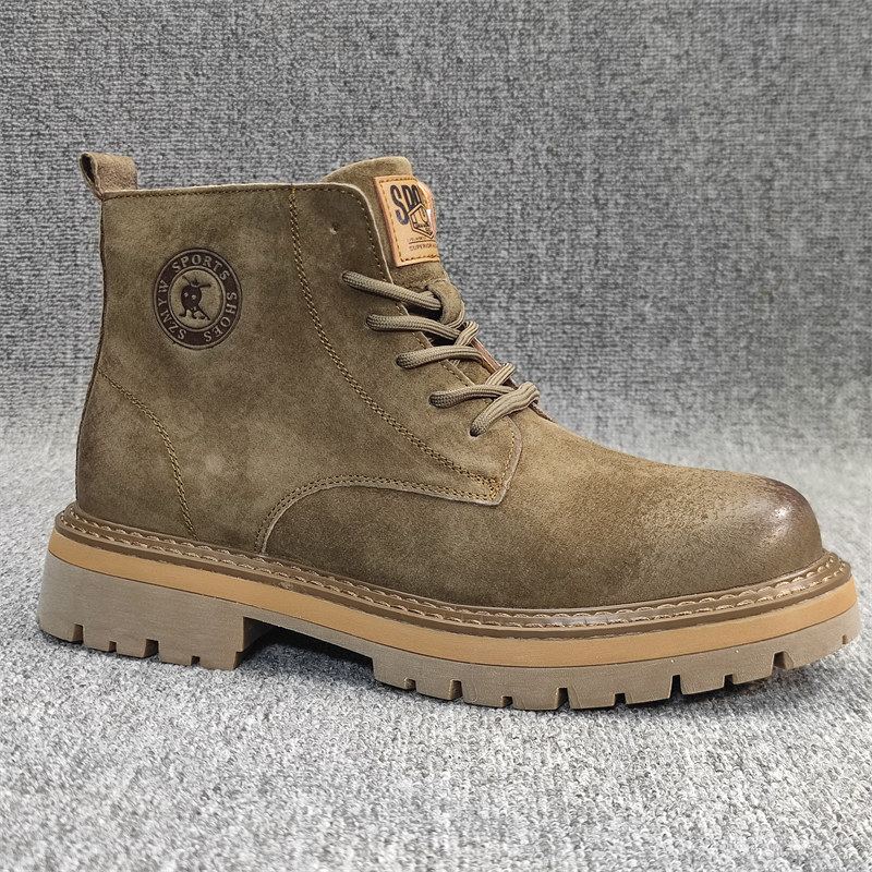 外贸尾单英伦真皮马丁靴捡漏