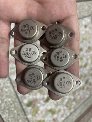 原装进口 MJ15025 拆机原字摩托罗拉金封音频发烧配对管 保真现货