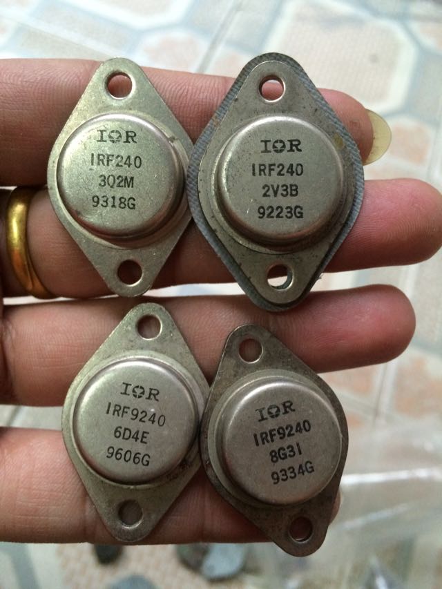 原装进口拆机 金封场效应配对管 IRF240 IRF9240 保真现货