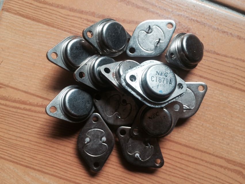 葫芦底C1871A 2SC1871A原装进口拆机NEC金封大功率超声波塑焊机管