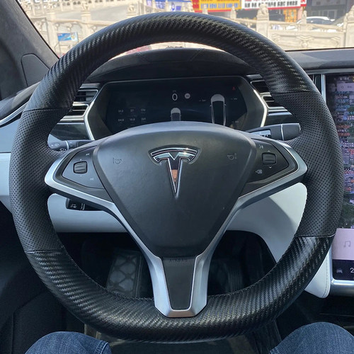 特斯拉ModelX真皮专用方向盘套