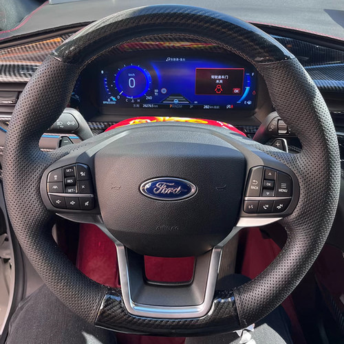 福特探险者真皮专车专用方向盘套